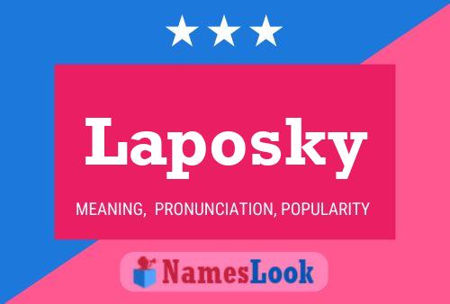 ملصق اسم Laposky