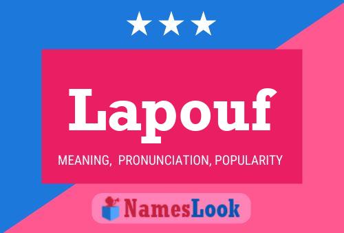 ملصق اسم Lapouf