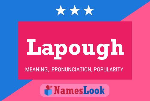 ملصق اسم Lapough