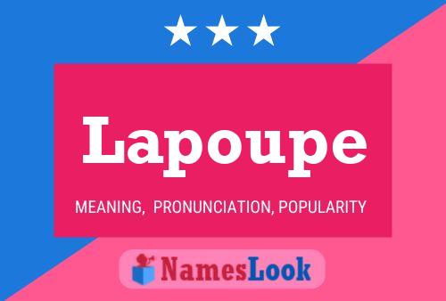 ملصق اسم Lapoupe