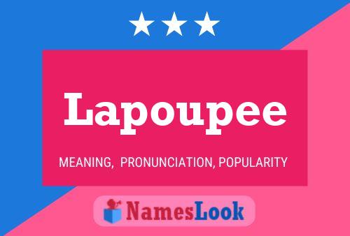 ملصق اسم Lapoupee