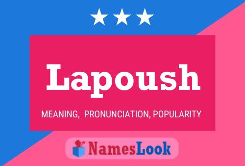 ملصق اسم Lapoush