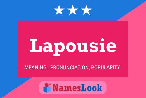 ملصق اسم Lapousie