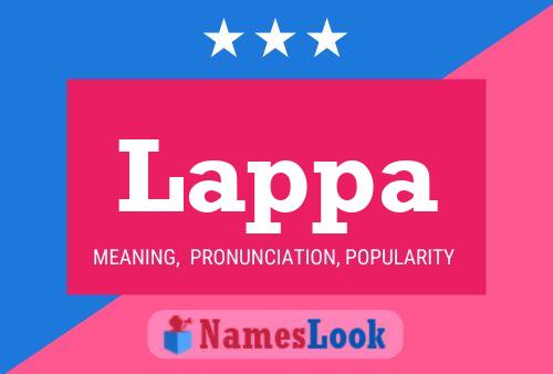 ملصق اسم Lappa