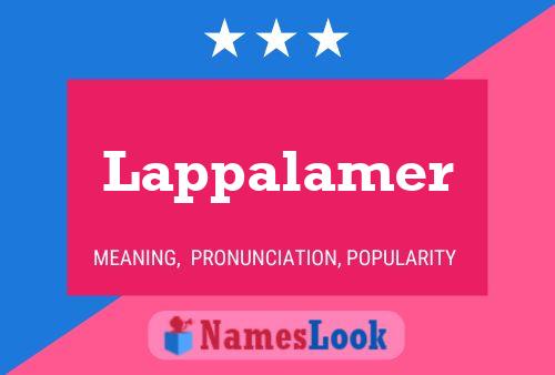 ملصق اسم Lappalamer