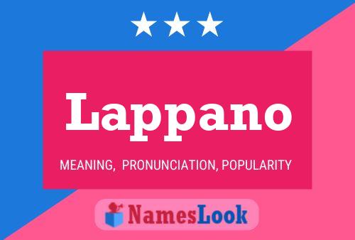 ملصق اسم Lappano