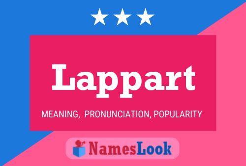 ملصق اسم Lappart