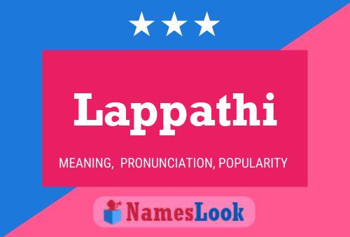 ملصق اسم Lappathi