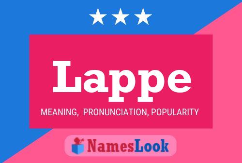 ملصق اسم Lappe