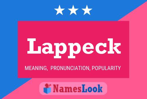 ملصق اسم Lappeck