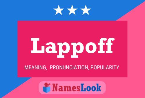 ملصق اسم Lappoff