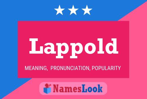 ملصق اسم Lappold