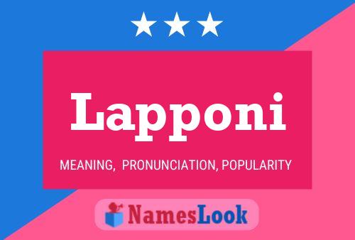 ملصق اسم Lapponi