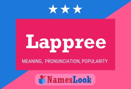 ملصق اسم Lappree