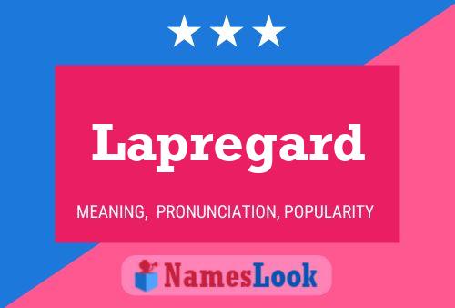 ملصق اسم Lapregard