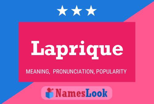 ملصق اسم Laprique