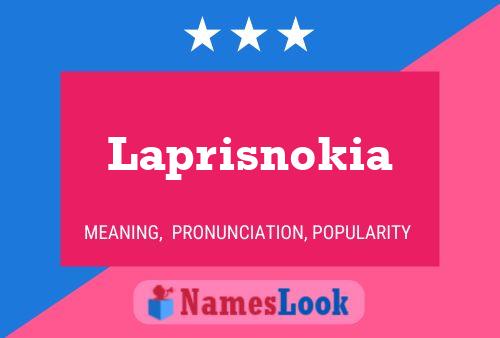 ملصق اسم Laprisnokia