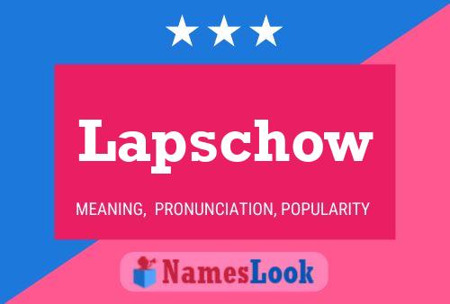 ملصق اسم Lapschow