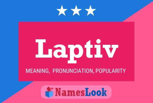 ملصق اسم Laptiv