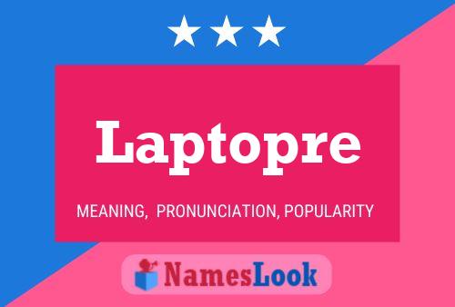 ملصق اسم Laptopre