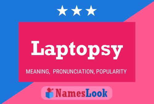 ملصق اسم Laptopsy