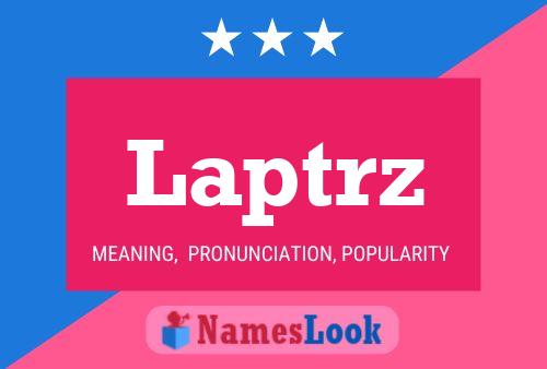 ملصق اسم Laptrz