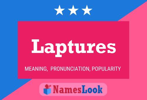 ملصق اسم Laptures