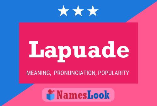 ملصق اسم Lapuade