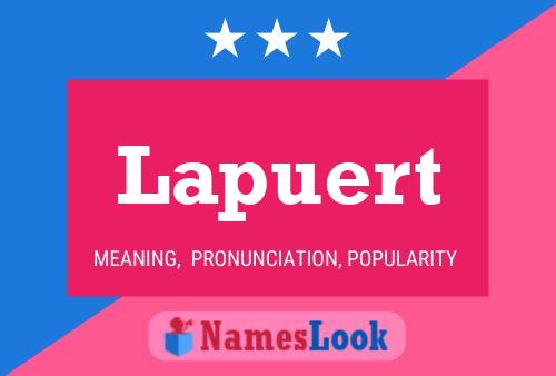 ملصق اسم Lapuert