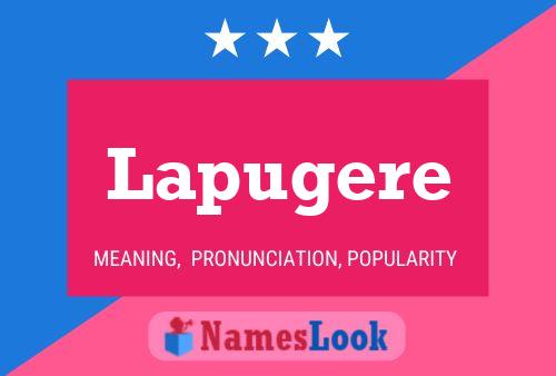 ملصق اسم Lapugere