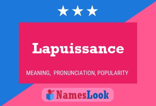 ملصق اسم Lapuissance