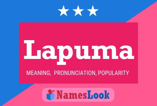 ملصق اسم Lapuma