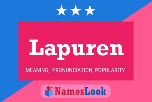 ملصق اسم Lapuren