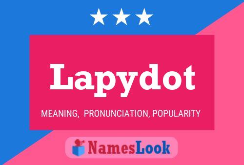 ملصق اسم Lapydot