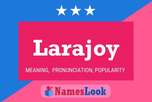 ملصق اسم Larajoy