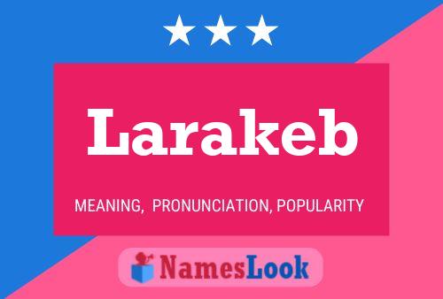 ملصق اسم Larakeb