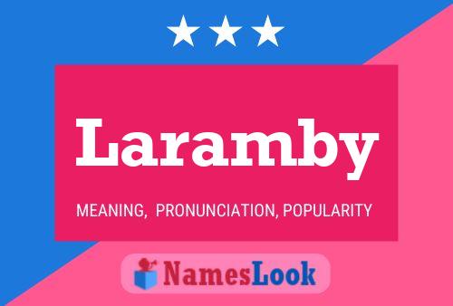 ملصق اسم Laramby