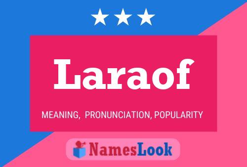 ملصق اسم Laraof