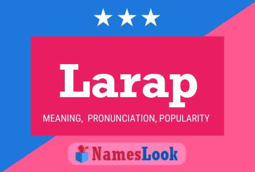 ملصق اسم Larap