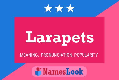 ملصق اسم Larapets