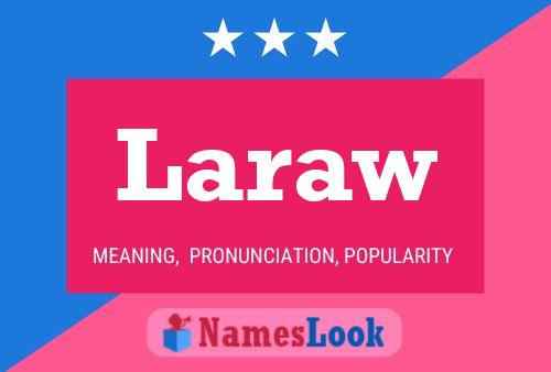 ملصق اسم Laraw