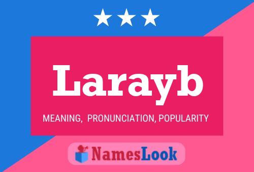 ملصق اسم Larayb