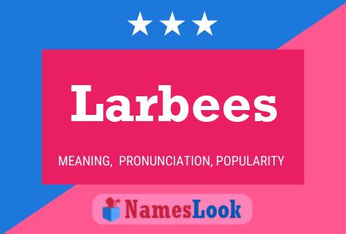 ملصق اسم Larbees