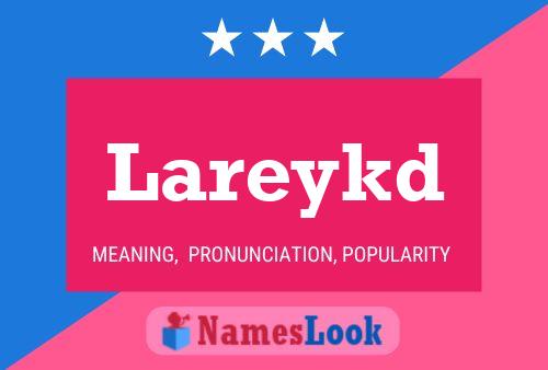 ملصق اسم Lareykd