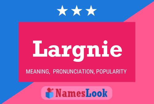 ملصق اسم Largnie