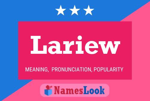 ملصق اسم Lariew