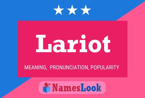 ملصق اسم Lariot