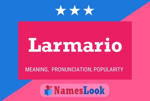 ملصق اسم Larmario