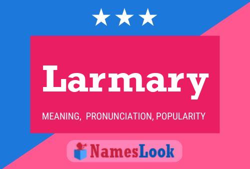 ملصق اسم Larmary