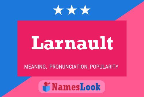 ملصق اسم Larnault